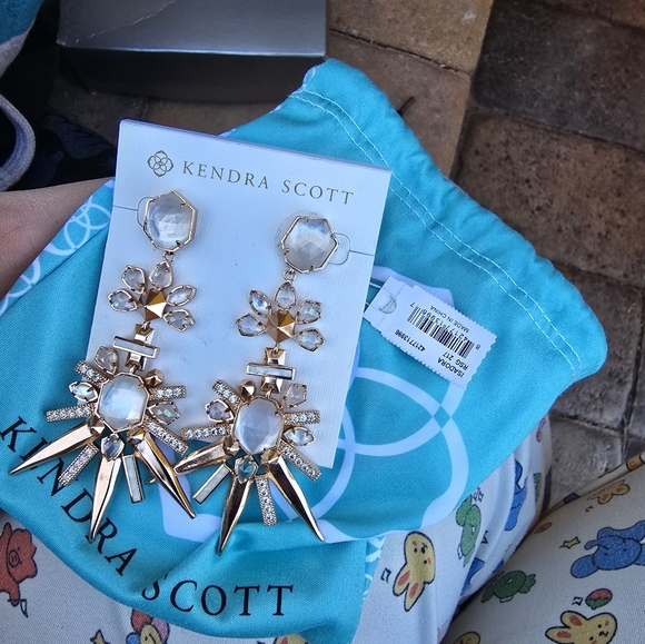 Kendra Scott Gold and Silver Earrings